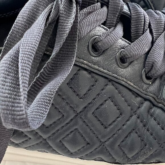 Women Tory Burch Navy Leather sneakers  - size 8 - Picture 9 of 12